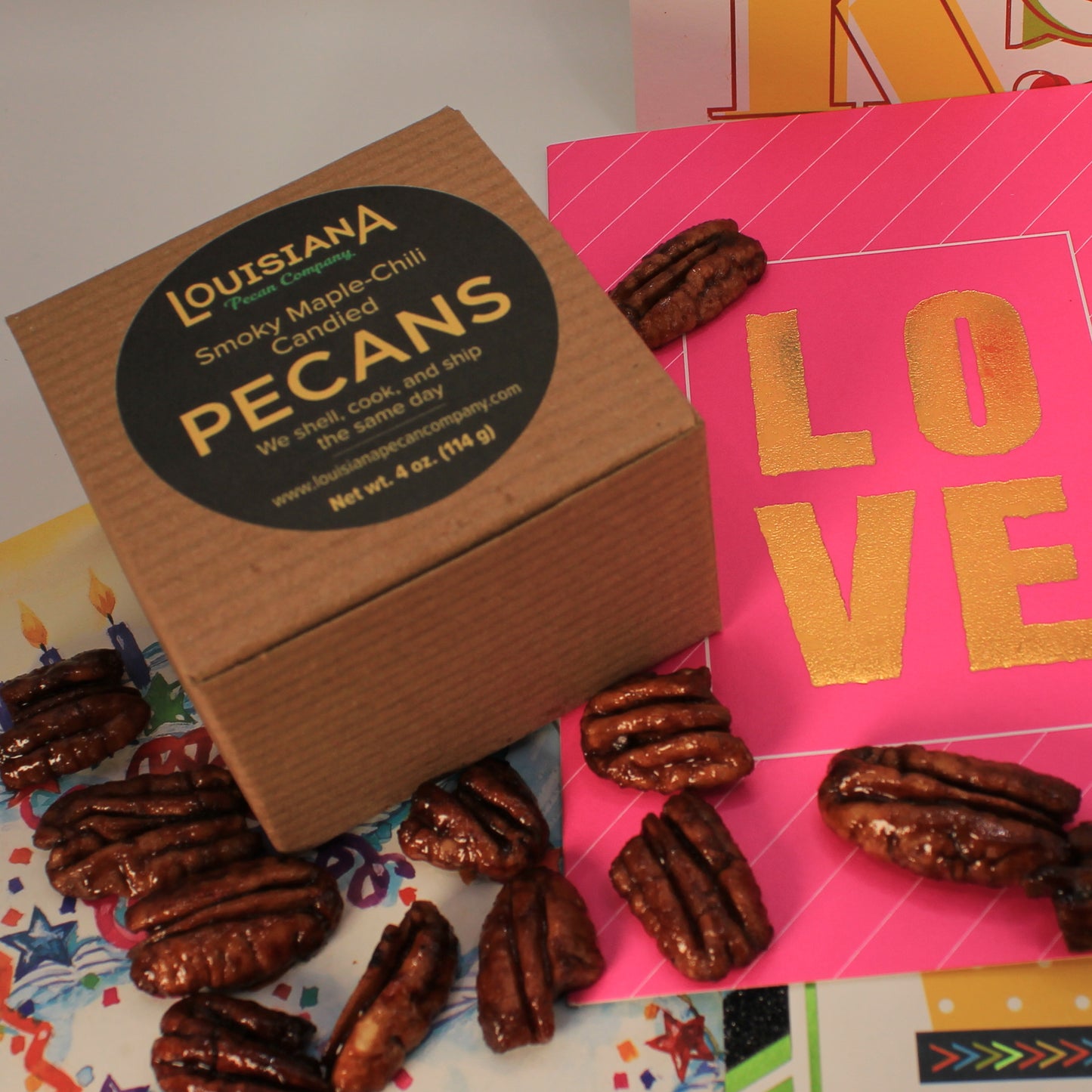 Exclusive Smoky Maple-Chili Candied Pecans