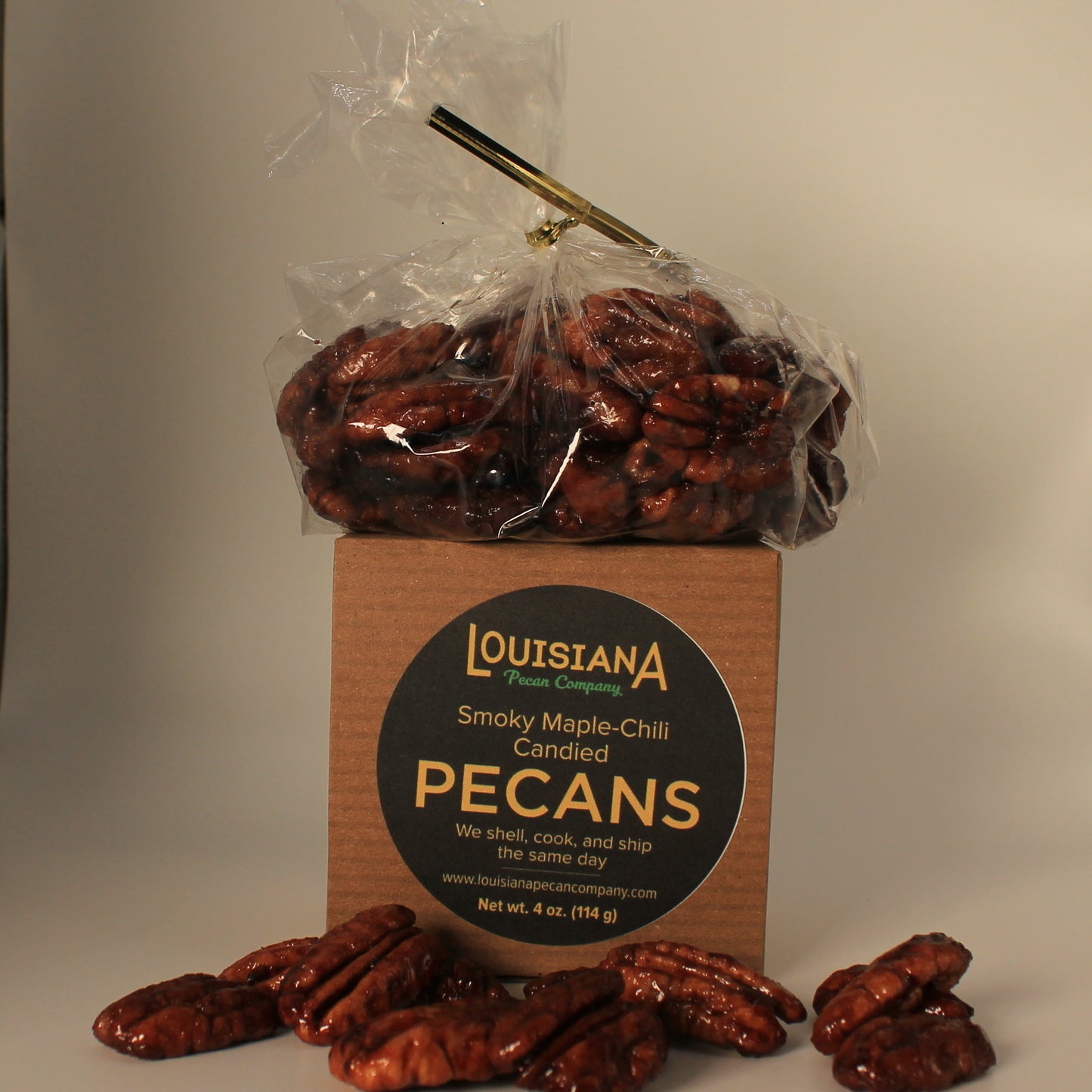 Exclusive Smoky Maple-Chili Candied Pecans